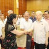 Party chief meets voters in Hanoi