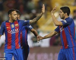 Al Ahli 3 - 5 Barcelona: Ấn tượng &apos;tam tấu&apos; Messi - Neymar - Suarez