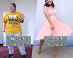 Choáng với hành trình giảm cân của Tố Tố - quán quân Bước nhảy ngàn cân
