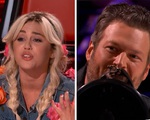 The Voice Mỹ: Miley Cyrus làm tắc kè hoa, Blake Shelton bắc loa trên ghế nóng