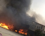 Thanh Hóa: Cháy lớn tại công ty sản xuất bánh kẹo