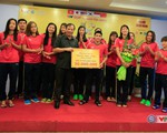 VTV Cup Tôn Hoa Sen 2016: 2 ĐT bóng chuyền nữ Việt Nam nhận sự động viên từ BTC