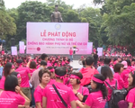 10.000 người đi bộ tuyên truyền chống bạo hành phụ nữ và trẻ em