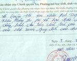 Chủ tịch xã ở Hà Nội xin lỗi vì phê bình trong lý lịch tân sinh viên