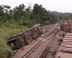Tai nạn tàu hỏa ở Congo, ít nhất 34 người thiệt mạng