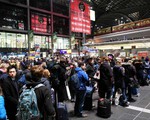 Đức: Nhiều hành khách bị mắc kẹt tại ga tàu do bão Xavier