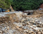 Hà Giang: Nhiều tuyến đường giao thông bị sạt lở nghiêm trọng do mưa lớn