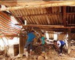 Ngôi nhà tan hoang sau bão lũ tại Hòa Bình