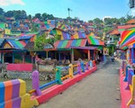 Khu ổ chuột biến thành 'làng cầu vồng' tuyệt đẹp ở Indonesia
