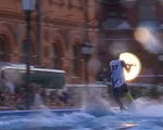 Độc đáo cuộc thi lướt ván trên mặt nước tại Nga