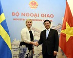 Việt Nam và Thụy Điển thúc đẩy thiết lập quan hệ Đối tác chiến lược ngành