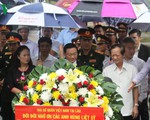 Tri ân các anh hùng liệt sỹ tại khu Di tích Liên quân Lào - Việt