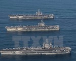 Các tàu sân bay Mỹ rời Bán đảo Triều Tiên sau khi tập trận