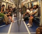 Ngộ nghĩnh đoàn tàu điện ngầm chủ đề thể thao tại Trung Quốc