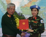 Việt Nam cử nữ sỹ quan tham gia lực lượng gìn giữ hòa bình Liên Hợp Quốc