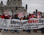 Người lao động châu Á tuần hành nhân ngày Quốc tế Lao động