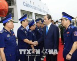 Chủ tịch nước thăm, chúc Tết cán bộ, chiến sĩ Cảnh sát biển