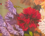 Những bức tranh hoa thêu ruy băng màu nhiệm