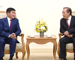 Phó Thủ tướng Trương Hòa Bình tiếp Bộ trưởng Tư pháp và Nội vụ Mông Cổ