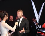 David Beckham đẹp trai 'khó cưỡng' tại buổi ra mắt xe của Vinfast