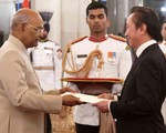 Đại sứ Phạm Sanh Châu trình Quốc thư lên Tổng thống Ấn Độ