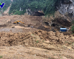 Những hình ảnh tại hiện trường vụ sập hầm khai thác vàng ở Hòa Bình