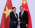 Phó Thủ tướng Phạm Bình Minh hội đàm với Bộ trưởng Ngoại giao Trung Quốc Vương Nghị