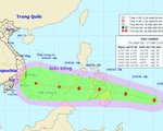 Áp thấp nhiệt đới mạnh lên thành bão Sanba gần biển Đông