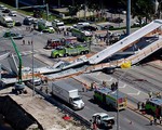Mỹ: Sập cầu tại Miami, nhiều người thương vong