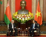 Chủ tịch nước Trần Đại Quang tiếp Phó Thủ tướng Belarus Semashko