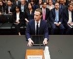 Ông chủ Facebook Zuckerberg tiếp tục ra điều trần trước Quốc hội Mỹ