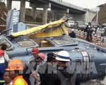 Máy bay trực thăng rơi tại Indonesia, 10 người thương vong