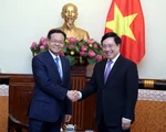 Phó Thủ tướng Phạm Bình Minh tiếp Chủ tịch Khu tự trị dân tộc Choang Quảng Tây