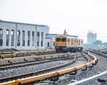 Hình ảnh chạy thử tàu trên tuyến đường sắt trên cao Cát Linh - Hà Đông