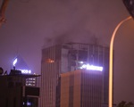 Nổ, cháy dữ dội tại tòa nhà MBLand trên đường Lê Văn Lương, Hà Nội