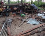 Hậu Giang: Lốc xoáy làm sập nhiều nhà dân