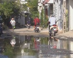 Nha Trang: Người dân bức xúc vì đường cây Sung luôn ngập nước