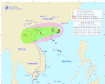 Bão số 4 di chuyển theo hướng Tây, Bắc Bộ và Bắc Trung Bộ có mưa to đến rất to