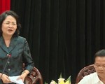 Phó Chủ tịch nước làm việc với tỉnh ủy Quảng Ngãi và Bình Định