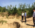 Báo động tình trạng khai thác cát núi 'chui' ở An Giang