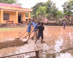 Các trường học ở Thanh Hóa gấp rút khắc phục hậu quả mưa lũ