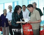 Phó Chủ tịch nước Đặng Thị Ngọc Thịnh thăm gia đình chính sách tại Bình Phước