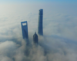 Sương mù ảnh hưởng nặng nề đến giao thông tại Thượng Hải, Trung Quốc