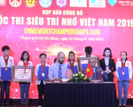 Lần đầu tiên tổ chức cuộc thi siêu trí nhớ tại Việt Nam