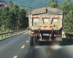 Quảng Nam: xe ben chở cát gây mất an toàn giao thông