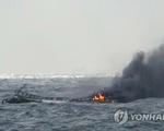 Công tác tìm kiếm các thuyền viên mất tích trong vụ cháy tàu cá tại Hàn Quốc gặp khó khăn