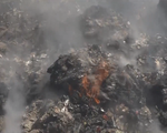 Bãi rác Cam Ly vẫn tiếp tục cháy