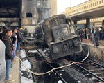 Cháy ga tàu tại Ai Cập, ít nhất 60 người thương vong