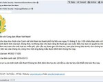Hacker giả mạo email Bộ Công an phát tán mã độc tống tiền vào Việt Nam