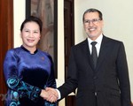 Chủ tịch Quốc hội Nguyễn Thị Kim Ngân hội kiến Thủ tướng Maroc